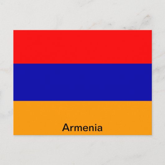 vlag van Armenië Briefkaart (Voorkant)