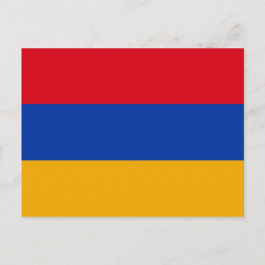 Vlag van Armenië Briefkaart (Voorkant)
