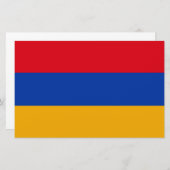 Vlag van Armenië Briefpapier (Voorkant / Achterkant)