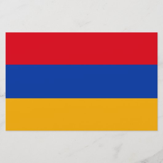 Vlag van Armenië Briefpapier (Voorkant)