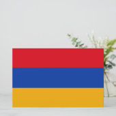 Vlag van Armenië Briefpapier (Staand voorkant)
