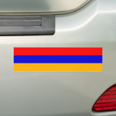 Vlag van Armenië Bumpersticker (Op auto)