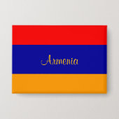 Vlag van Armenië Button (Voorkant)