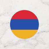 Vlag van Armenië Confetti (Kleine voorkant)