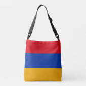 Vlag van Armenië Crossbody Tas (Achterkant)