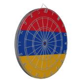 Vlag van Armenië Dartbord (Voorkant Links)