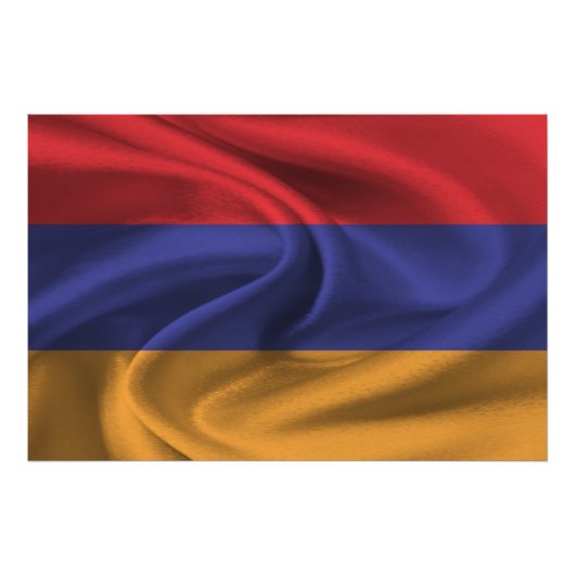 Vlag van Armenië Foto Afdruk (Voorkant)