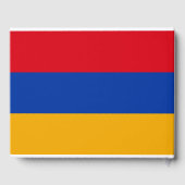 Vlag van Armenië Gastenboek (Achterkant)