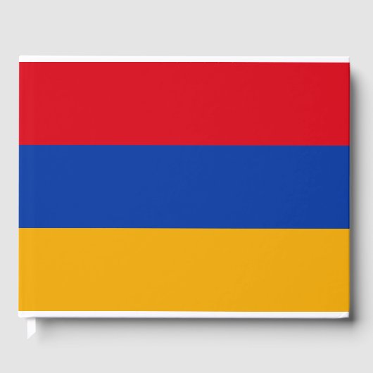 Vlag van Armenië Gastenboek (Voorkant)