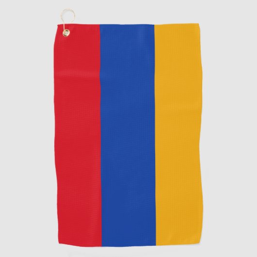 Vlag van Armenië Golfhanddoek (Voorkant)