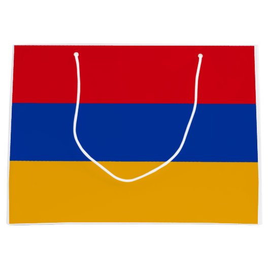 Vlag van Armenië Groot Cadeauzakje (Voorkant)