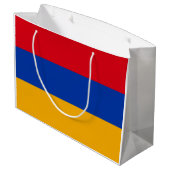 Vlag van Armenië Groot Cadeauzakje (Achterkant Gekanteld)