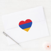 Vlag van Armenië Hart Sticker (Envelop)