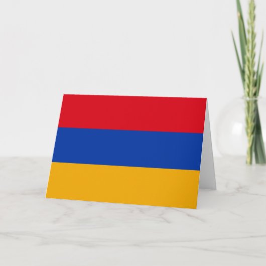 Vlag van Armenië Kaart (Voorkant)