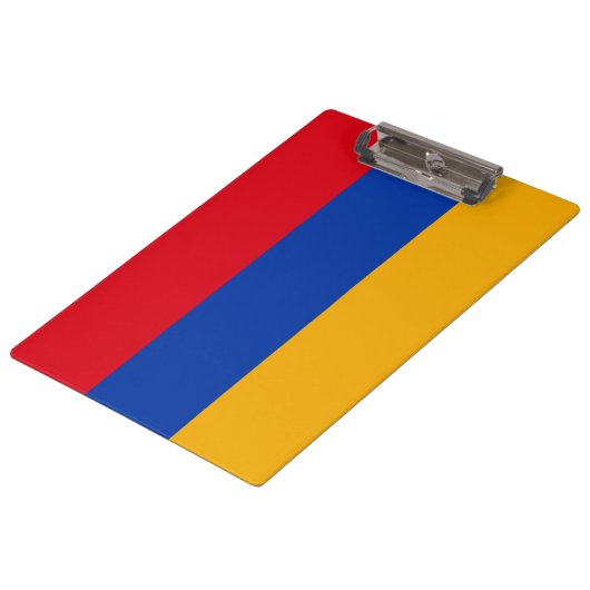Vlag van Armenië Klembord (Gekanteld)