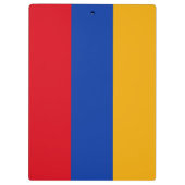 Vlag van Armenië Klembord (Achterkant)