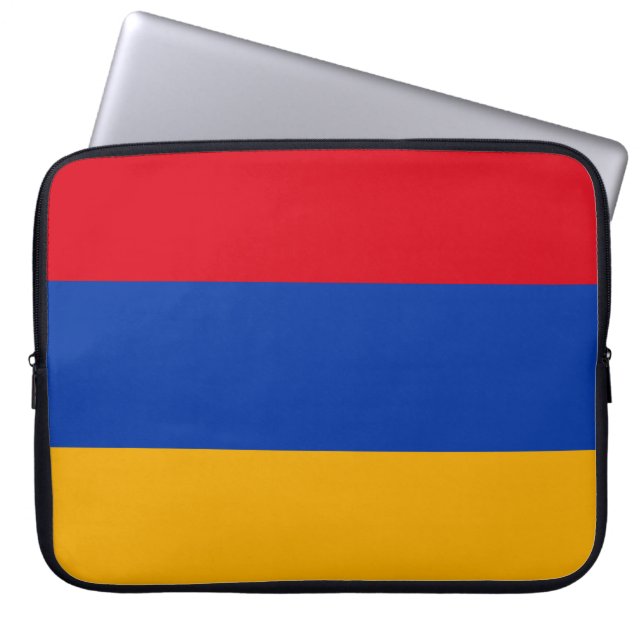 Vlag van Armenië Laptop Sleeve (Voorkant)