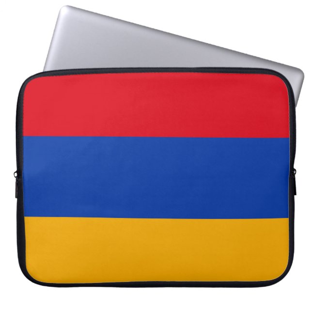 Vlag van Armenië Laptop Sleeve (Voorkant)