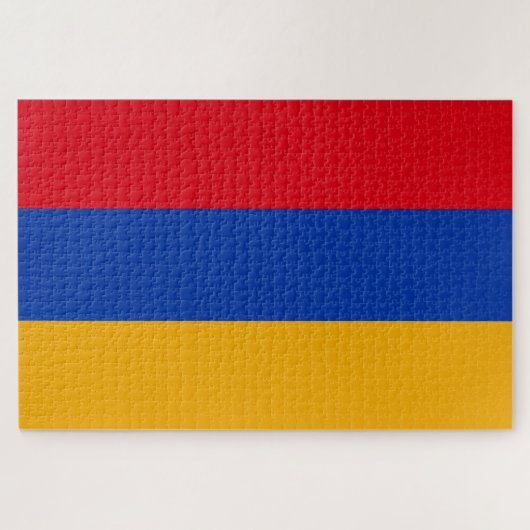 Vlag van Armenië Legpuzzel (Horizontaal)
