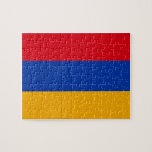 Vlag van Armenië Legpuzzel (Horizontaal)