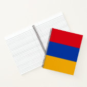 Vlag van Armenië Notitieboek (Binnen)