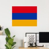 Vlag van Armenië Poster (Thuiskantoor)