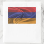 Vlag van Armenië Rechthoekige Sticker (Tas)