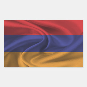 Vlag van Armenië Rechthoekige Sticker