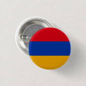 Vlag van Armenië Ronde Button 3,2 Cm (Voorkant /achterkant)