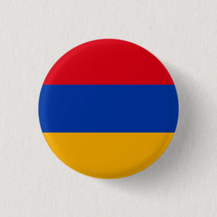 Vlag van Armenië Ronde Button 3,2 Cm