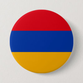 Vlag van Armenië Ronde Button 7,6 Cm