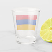 Vlag van Armenië Shot Glas (Achterkant)