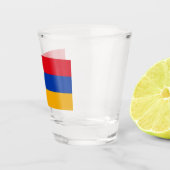 Vlag van Armenië Shot Glas (Rechts)