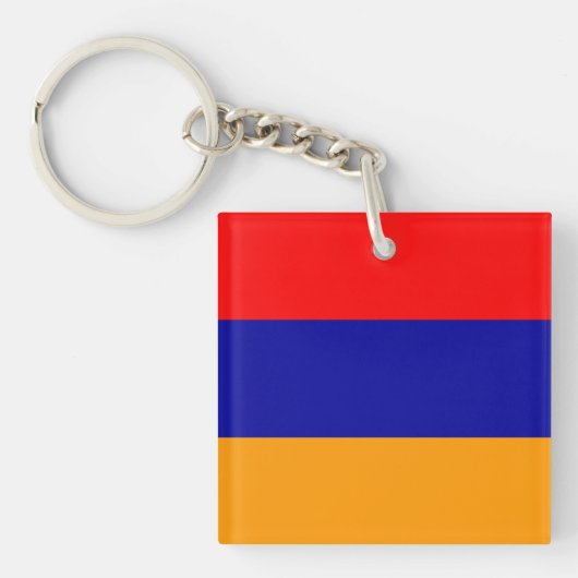 vlag van Armenië Sleutelhanger (voorkant)
