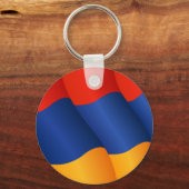vlag van Armenië-sleutelhanger Sleutelhanger (Voorkant)