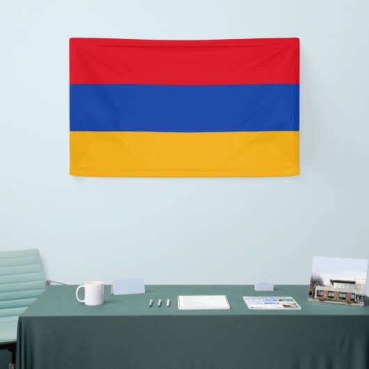 Vlag van Armenië Spandoek (Beurs)