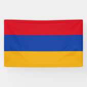 Vlag van Armenië Spandoek (Horizontaal)