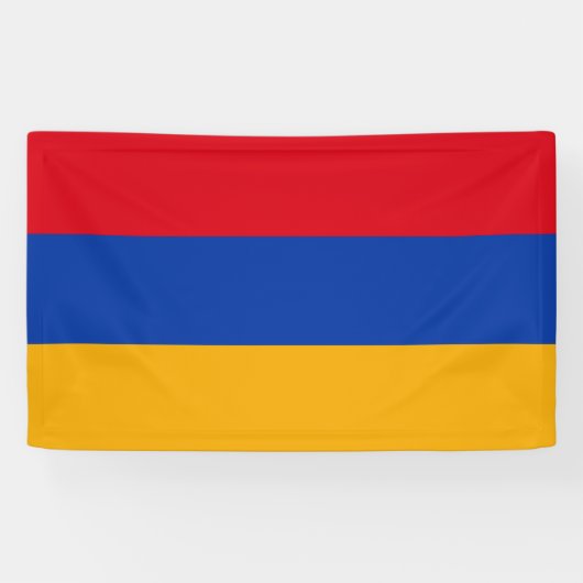 Vlag van Armenië Spandoek (Horizontaal)