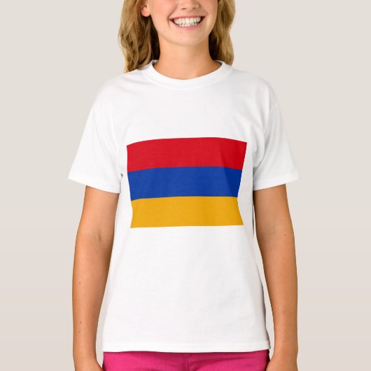 Vlag van Armenië T-shirt (Voorkant)