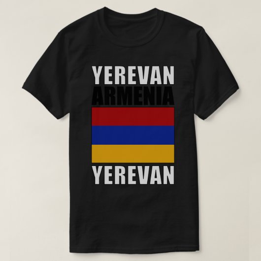 Vlag van Armenië T-shirt (Design voorkant)