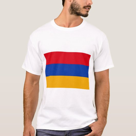 Vlag van Armenië T-shirt (Voorkant)