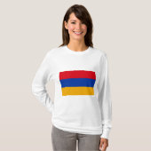Vlag van Armenië T-shirt (Voorkant volledig)