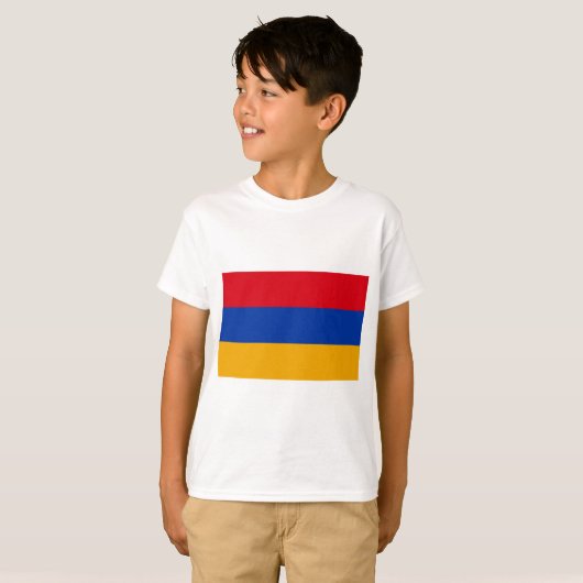 Vlag van Armenië T-shirt (Voorkant volledig)