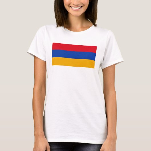 Vlag van Armenië T-shirt (Voorkant)