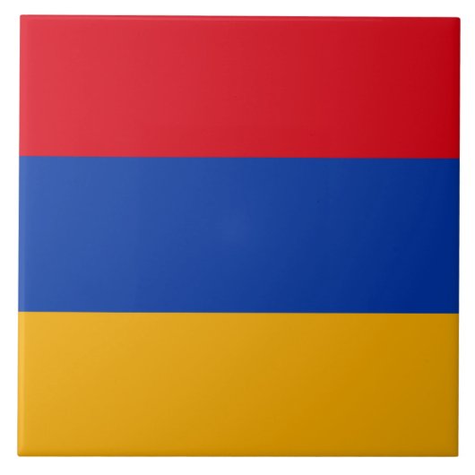 Vlag van Armenië Tegeltje (Voorkant)