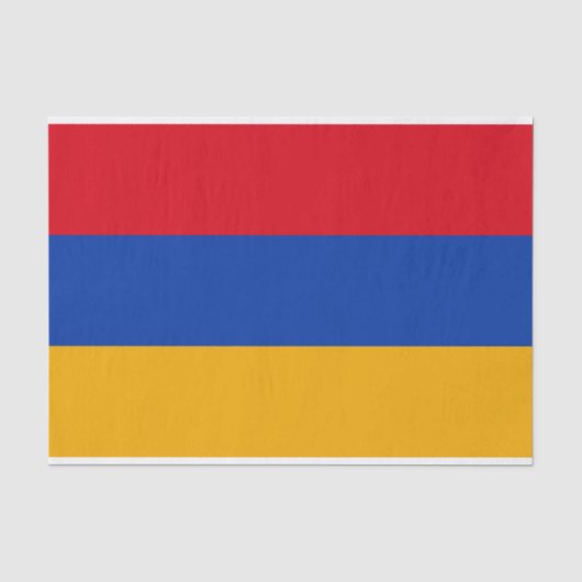Vlag van Armenië Tissuepapier (Voorkant)