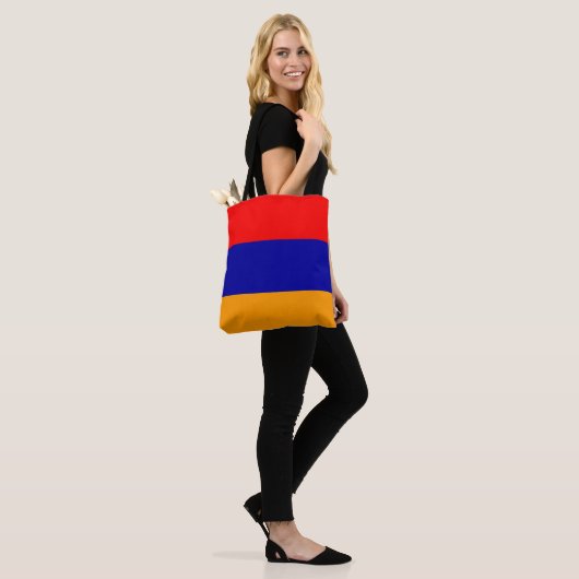 vlag van Armenië Tote Bag (Op model)