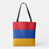 Vlag van Armenië Tote Bag (Achterkant)