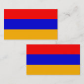 Vlag van Armenië Visitekaartjes (Voorkant / Achterkant)