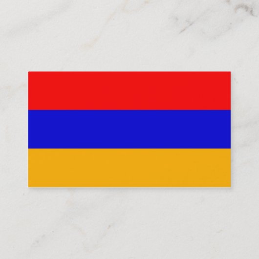 Vlag van Armenië Visitekaartjes (Achterkant)